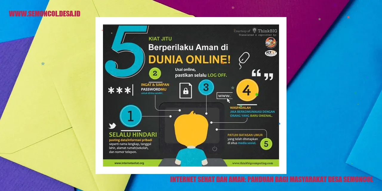 Internet Sehat dan Aman: Panduan bagi Masyarakat Desa Semoncol