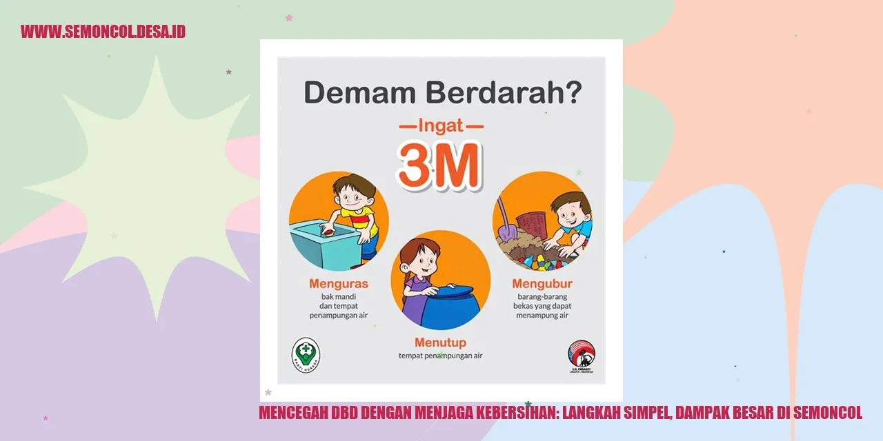 Mencegah DBD dengan Menjaga Kebersihan: Langkah Simpel, Dampak Besar di Semoncol