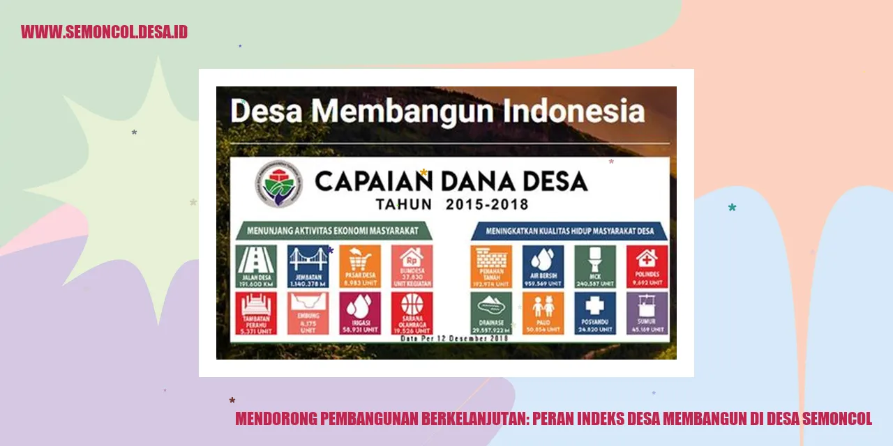 Mendorong Pembangunan Berkelanjutan: Peran Indeks Desa Membangun di Desa Semoncol