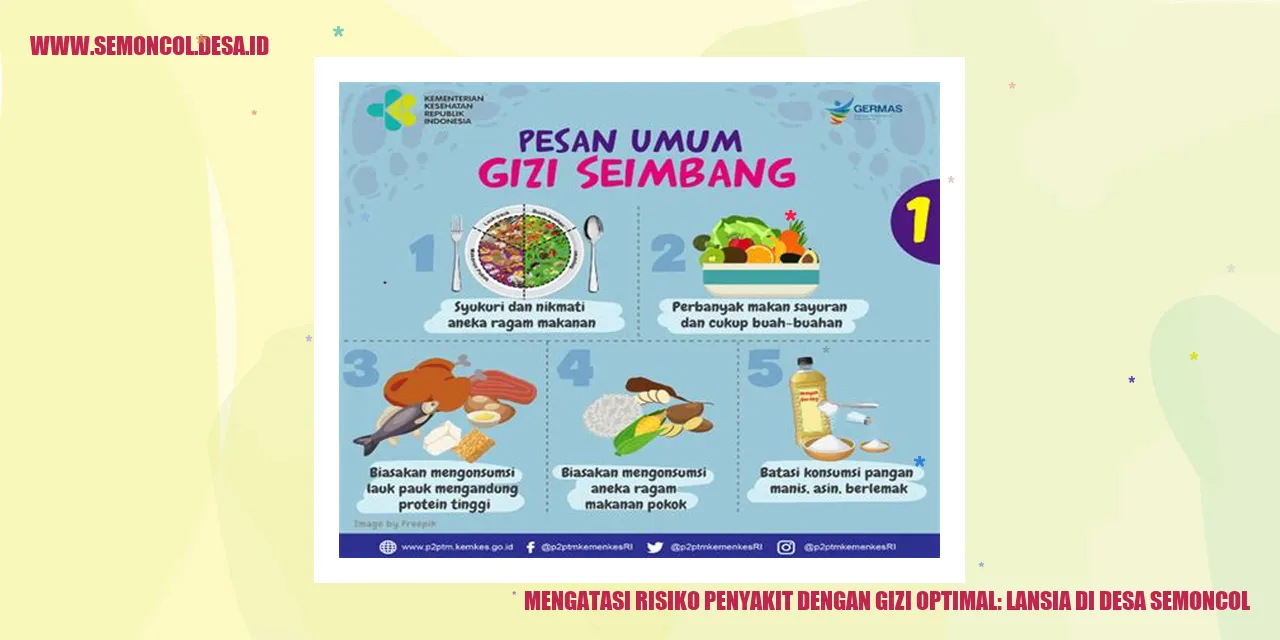 Mengatasi Risiko Penyakit dengan Gizi Optimal: Lansia di Desa Semoncol