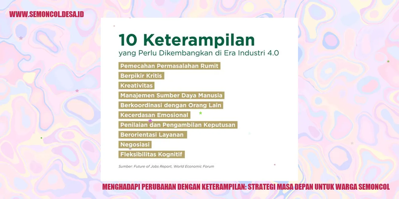 Menghadapi Perubahan dengan Keterampilan: Strategi Masa Depan untuk Warga Semoncol