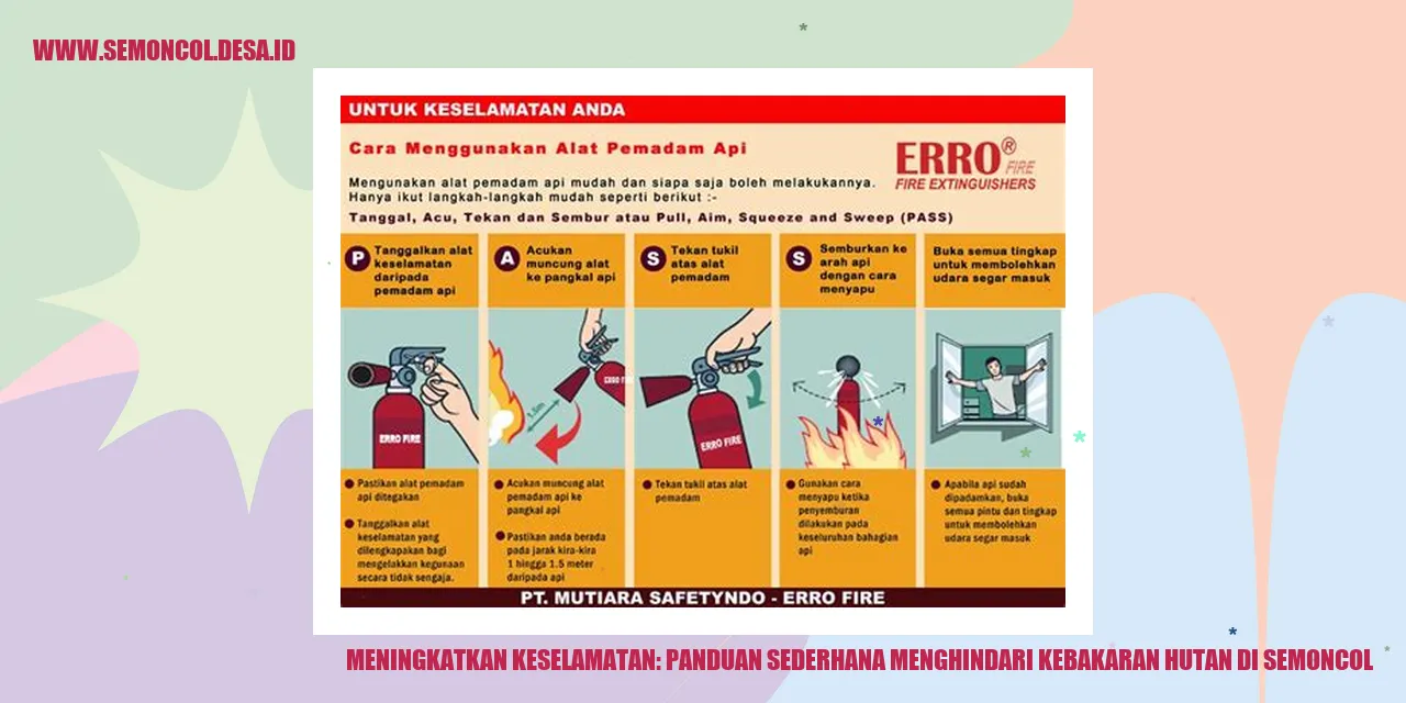 Meningkatkan Keselamatan: Panduan Sederhana Menghindari Kebakaran Hutan di Semoncol