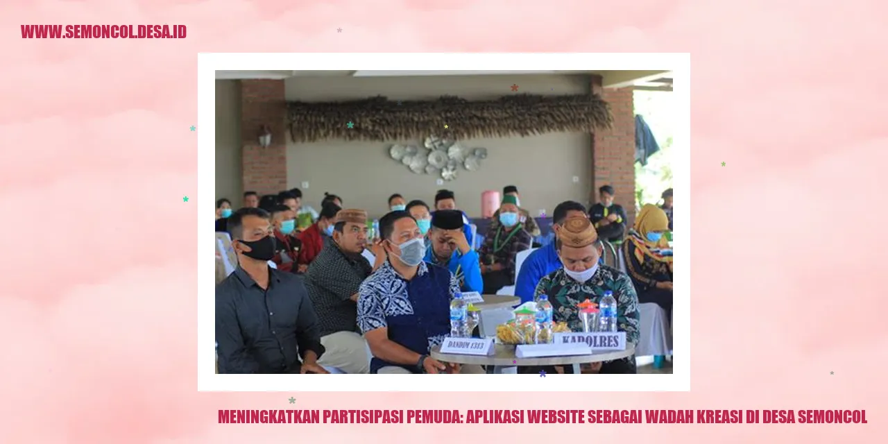 Meningkatkan Partisipasi Pemuda: Aplikasi Website Sebagai Wadah Kreasi di Desa Semoncol