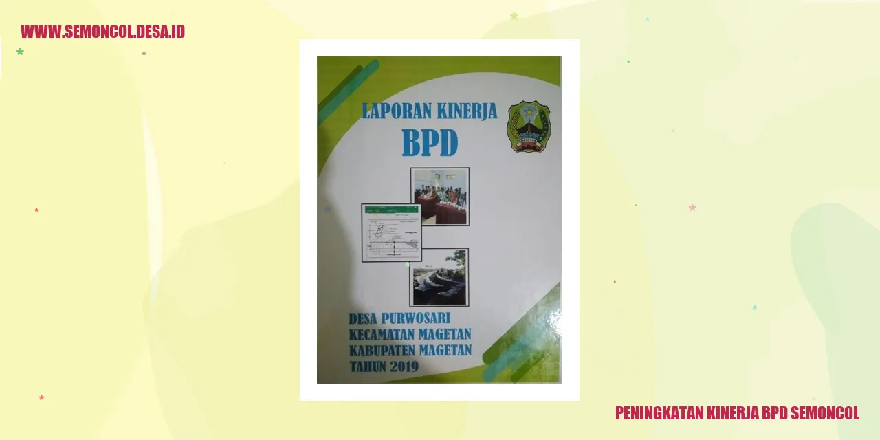 Peningkatan Kinerja BPD