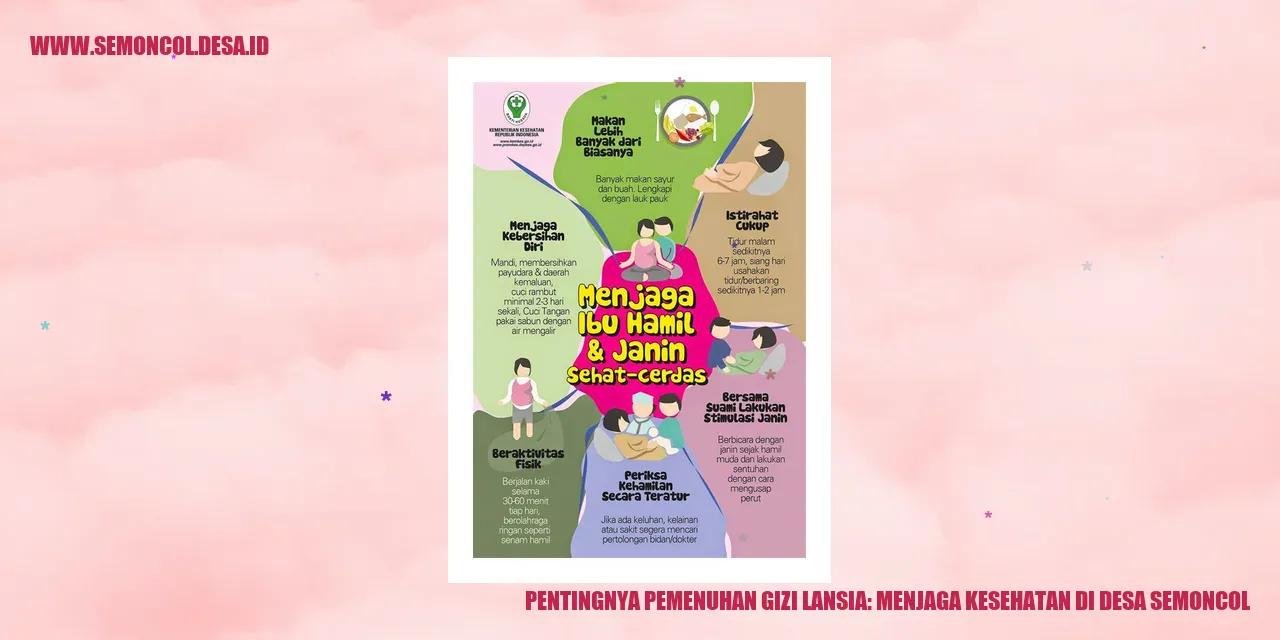 Pentingnya Pemenuhan Gizi Lansia: Menjaga Kesehatan di Desa Semoncol